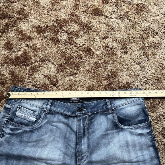 Vintage Y2K ECKO UNLTD Baggy Embroidered Denim Jean Shorts Jorts Men’s Size 44 - Picture 5 of 8
